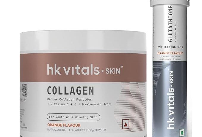 HealthKart Hk Vitals Veg Collagen & Glutathione Powder – Orange At Nykaa, Best Beauty Products Online